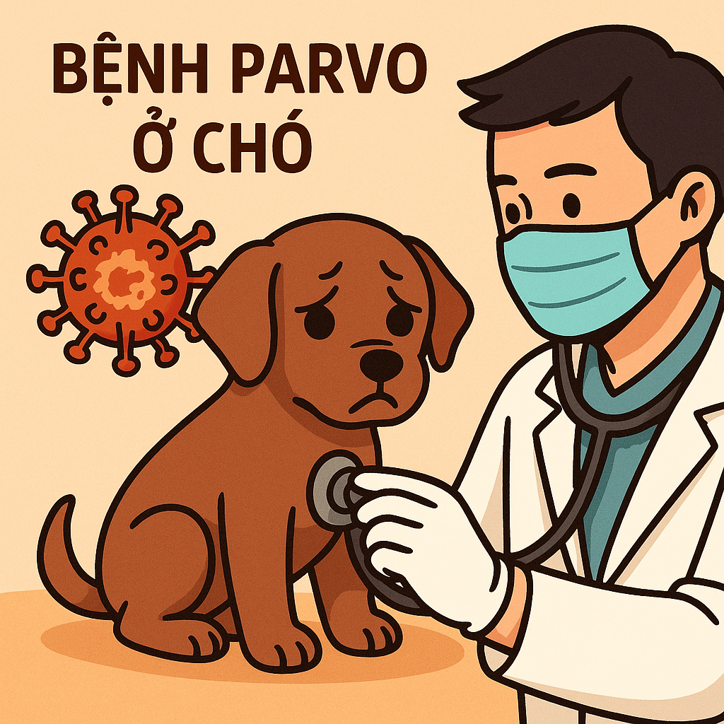 Bệnh Parvo ở chó Cách nhận biết và điều trị hiệu quả