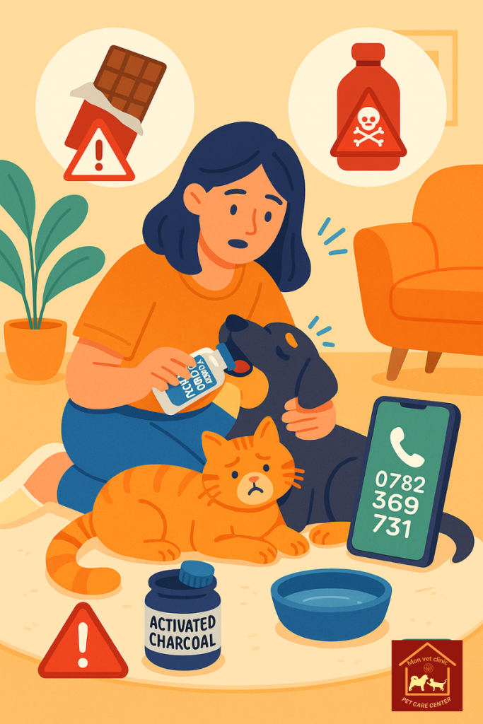Sơ cứu ngộ độc cho chó mèo tại nhà với 5 bước đơn giản
