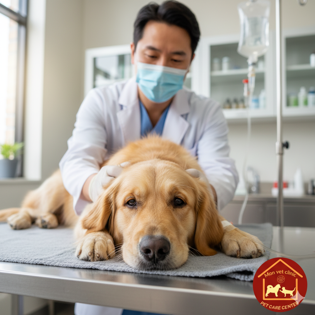 Điều trị bệnh lepto tại MonVet