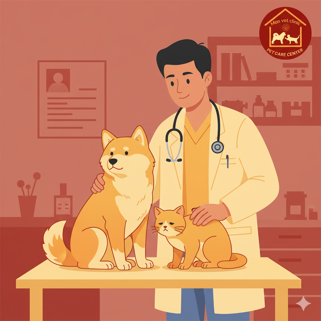 Chó mèo bị tiêu chảy