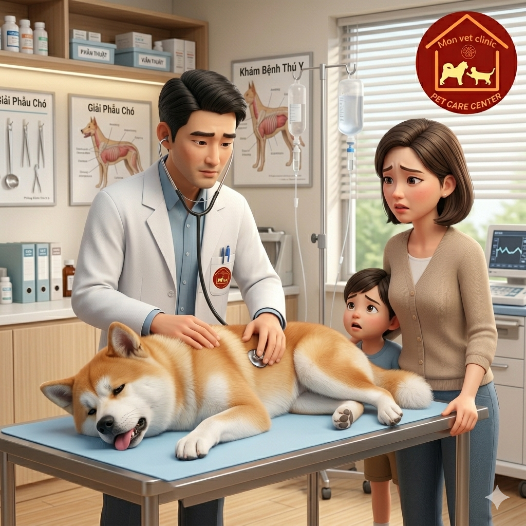 Cấp cứu thú y tại Cửa Ông giúp xử lý nhanh các trường hợp chó mèo khó thở, co giật hoặc tai nạn nguy hiểm.