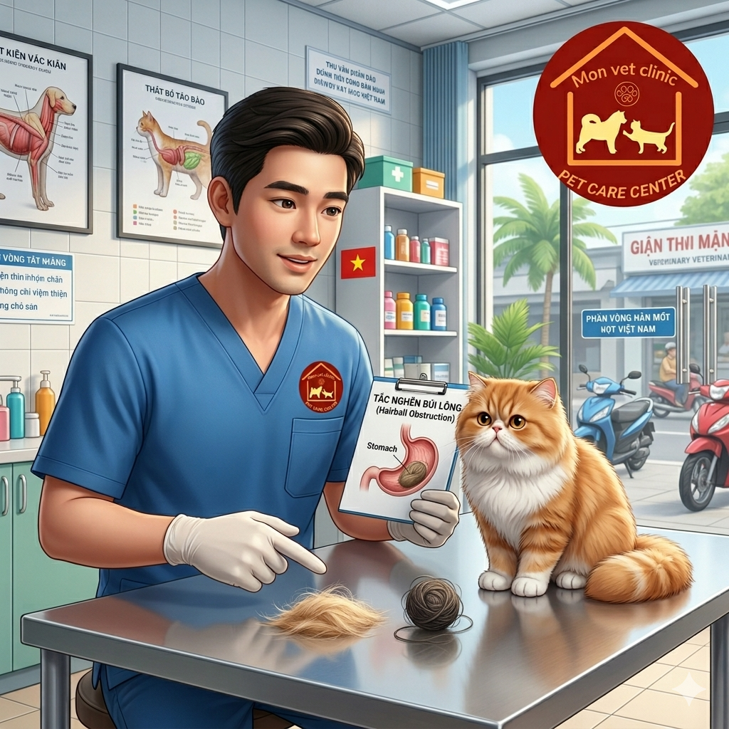 Mèo bị nôn lông là hiện tượng phổ biến nhưng nếu xảy ra thường xuyên có thể liên quan đến các vấn đề tiêu hóa cần được kiểm tra.