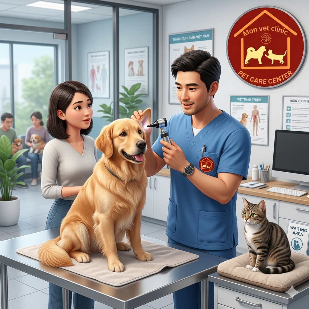 Viêm tai ở chó mèo là bệnh lý thường gặp, có thể gây ngứa, đau và nhiễm trùng nếu không điều trị kịp thời.